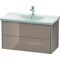 Duravit Waschtischunterbau XSQUARE 565x1010x473mm cappuccino hochglanz