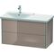 Duravit Waschtischunterbau XSQUARE Be li 565x1010x473mm cappuc. hochglanz