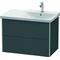Duravit Waschtischunterbau XSQUARE Becken rechts 565x810x473mm graphit matt
