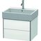 Duravit Waschtischunterbau XSQUARE 397x584x460mm weiß matt