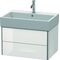 Duravit Waschtischunterbau XSQUARE 397x684x460mm weiß hochglanz