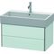 Duravit Waschtischunterbau XSQUARE 397x784x460mm lichtblau matt