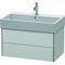 Duravit Waschtischunterbau XSQUARE 397x784x460mm weiß seidenmatt