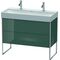 Duravit Waschtischunterbau XSQUARE 731x984x460mm dolomiti grey hochglanz
