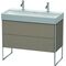 Duravit Waschtischunterbau XSQUARE 731x984x460mm leinen