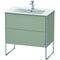 Duravit Waschtischunterbau XSQUARE 832x810x478mm taupe seidenmatt