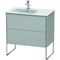 Duravit Waschtischunterbau XSQUARE 832x810x478mm Be li No weiß seidenmatt