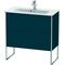 Duravit WTU COMPACT XSQUARE 832x810x388mm nachtblau seidenmatt