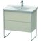 Duravit Waschtischunterbau XSQUARE 805x810x473mm taupe matt
