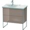 Duravit Waschtischunterbau XSQUARE Be li 805x810x473mm cappuccino hochglanz