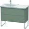 Duravit Waschtischunterbau XSQUARE Be li 805x1010x473mm Steingr seidenmatt