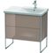 Duravit Waschtischunterbau XSQUARE Be re 805x810x473mm cappuccino hochglanz