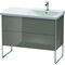 Duravit Waschtischunterbau XSQUARE Be re 805x1010x473mm fla grey hochglanz