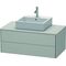 Duravit Waschtischunterbau XSQUARE 400x1000x548mm betongrau matt
