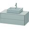 Duravit Waschtischunterbau XSQUARE 400x1000x548mm nordic weiß seidenmatt