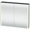 Duravit Spiegelschrank XSQUARE mit Beleuchtung 800x1000x156mm weiß matt