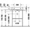 Duravit Waschtisch DURASQUARE o ÜL m HLB 500x470mm o Hahnloch weiß WG