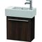 Duravit Waschtischunterbau X-LARGE 228x450x442mm Ans links kastanie dunkel