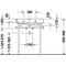 Duravit Möbelwaschtisch HAPPY D.2 m ÜL HLB 650x505mm ohne Hahnloch weiß