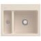 V&B Einbauspüle SUBWAY XM FLAT 585x475mm Handbet. ivory