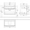 V&B Waschtischunterschrank SUBWAY 2.0 787x590x449mm we matt