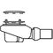 V&B Ablauf Tempoplex Plus Compact d= 90mm we