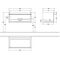 V&B Waschtischunterschrank VENTICELLO 953x420x502mm Griff white White Wood