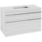 V&B Waschtischunterschrank VENTICELLO 957x606x502mm Griff chr White Wood