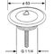 Kludi Universal-Stopfenventil G 1 1/4Zoll chromnickelstahl