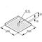 Kludi Kopfbrause A-QA DN 15 200x200mm chr