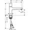 HG Select-Waschtischmischer METROPOL 100 DN 15 chrom