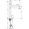 Select-Waschtischmischer AXOR UNO 260 brushed nickel
