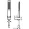 HG Brauseset RAINFINITY 100 1jet mit Brauseschlauch 1250mm chrom