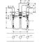 HG 3-Loch-Waschtischarmatur TALIS E m ZAG G 1 1/4Zoll pol. go optic