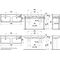 Laufen Doppelwaschtisch LAUFEN PRO S 1300x460mm m ÜL 1 HL-Ausf. weiß LCC