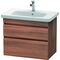 Duravit Waschtischunterbau DURASTYLE 448x730x610mm nussbaum natur