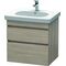 Duravit Waschtischunterbau DURASTYLE 453x600x610mm pine silver