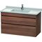 Duravit Waschtischunterbau DURASTYLE 470x1000x618mm nussbaum natur