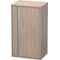 Duravit Halbhochschrank KETHO 360x500x880mm Ans rechts pine silver
