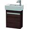Duravit Waschtischunterbau KETHO 225x450x550mm Ans rechts kastanie dunkel