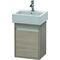 Duravit Waschtischunterbau KETHO 320x400x550mm Anschlag links pine silver
