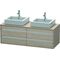 Duravit Waschtischunterbau KETHO 550x1400x496mm pine silver