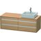 Duravit Waschtischunterbau KETHO 550x1400x496mm Be re europäische eiche