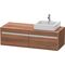 Duravit Waschtischunterbau KETHO 550x1400x426mm Be rechts nussbaum natur