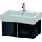 Duravit Waschtischunterbau VERO 431x650x298mm schwarz hochglanz