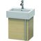 Duravit Waschtischunterbau VERO 311x400x428mm Ans links eiche gebürstet