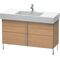 Duravit Waschtischunterbau VERO 446x1200x581mm basalt matt