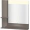Duravit Spiegel VERO 142x800x800mm Be flannel grey hochglanz
