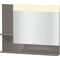 Duravit Spiegel VERO 142x1000x800mm Be flannel grey hochglanz