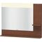 Duravit Spiegel VERO 142x1000x800mm Be amerik. nussbaum